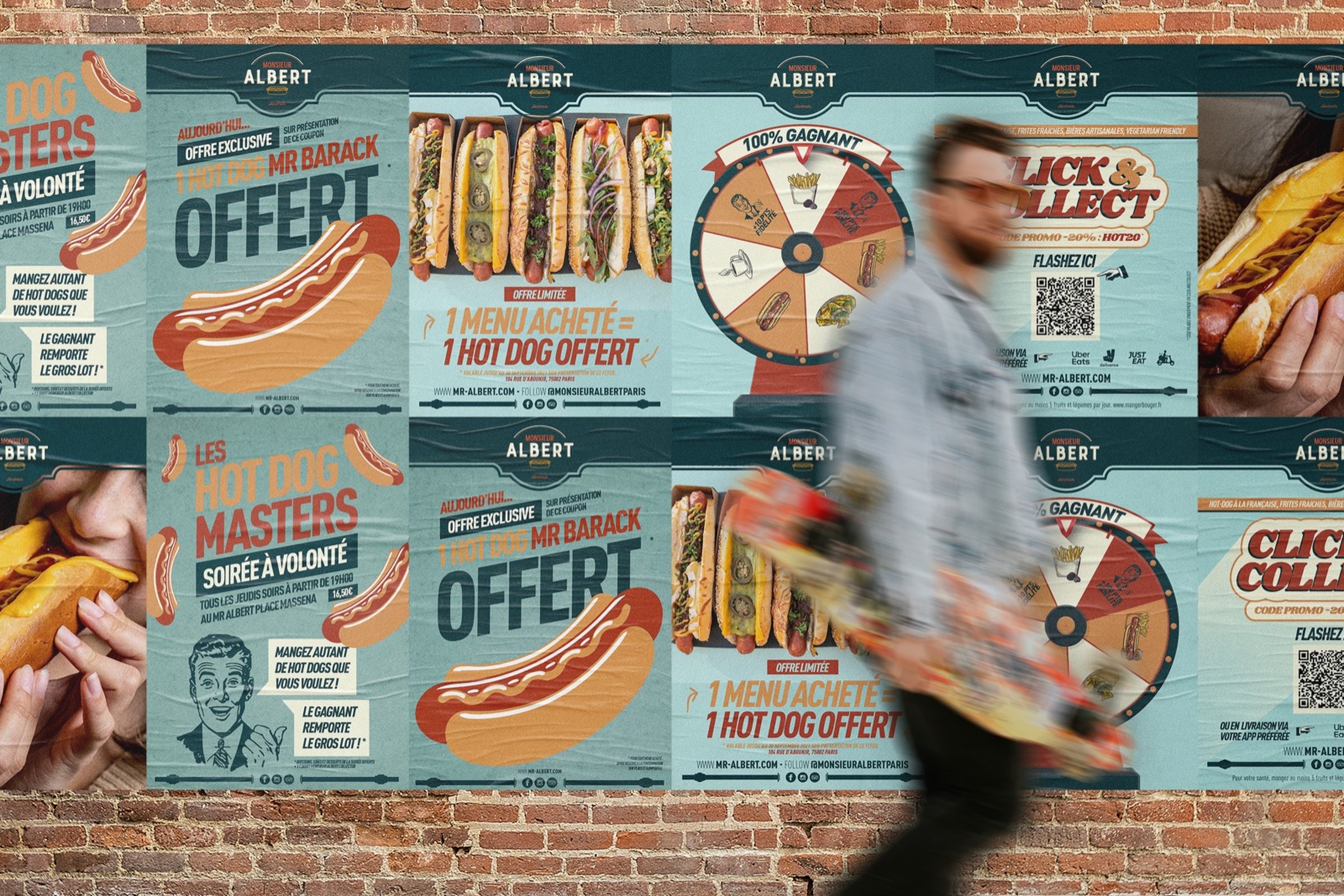 Monsieur Albert, Direction artistique, graphisme, motion design